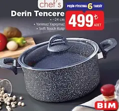 CHEF'S DERİN TENCERE 24 CM CHEF'S DERİN TENCERE 24 CM